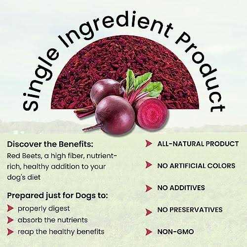 Dehydrated Red Beets Dog Food Supplement K824479