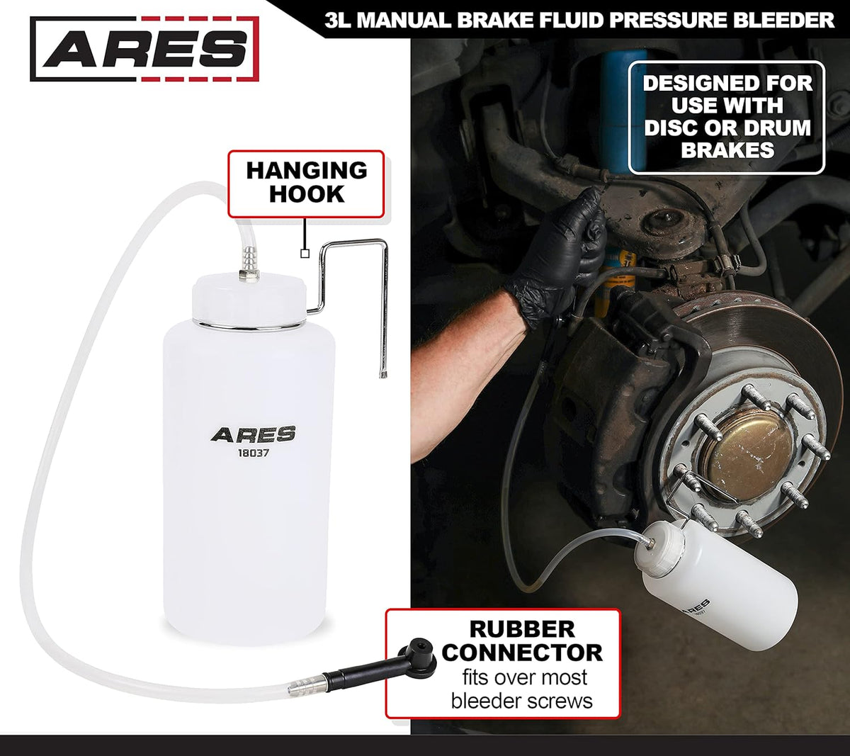 Manual Brake Fluid Pressure Bleeder Set T9390