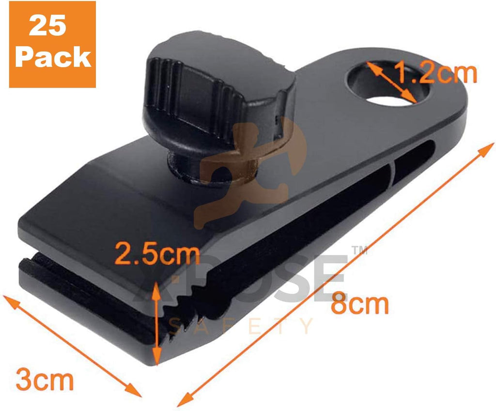 25 Pack Heavy Duty Reusable Tarp Clips P5194