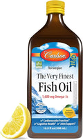 1600 mg Omega-3s Liquid Fish Oil Supplement Lemon 16.9 Fl Oz S2988