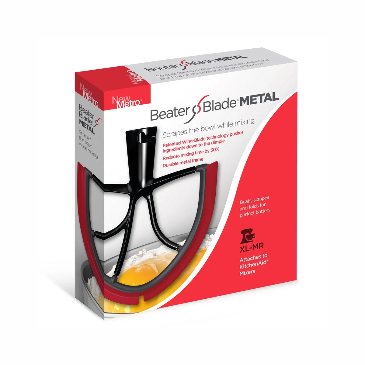 Red Metal Beater Blade R912