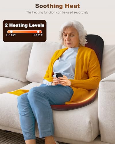 Back Massager with Heat Massage Seat Cushion K63209