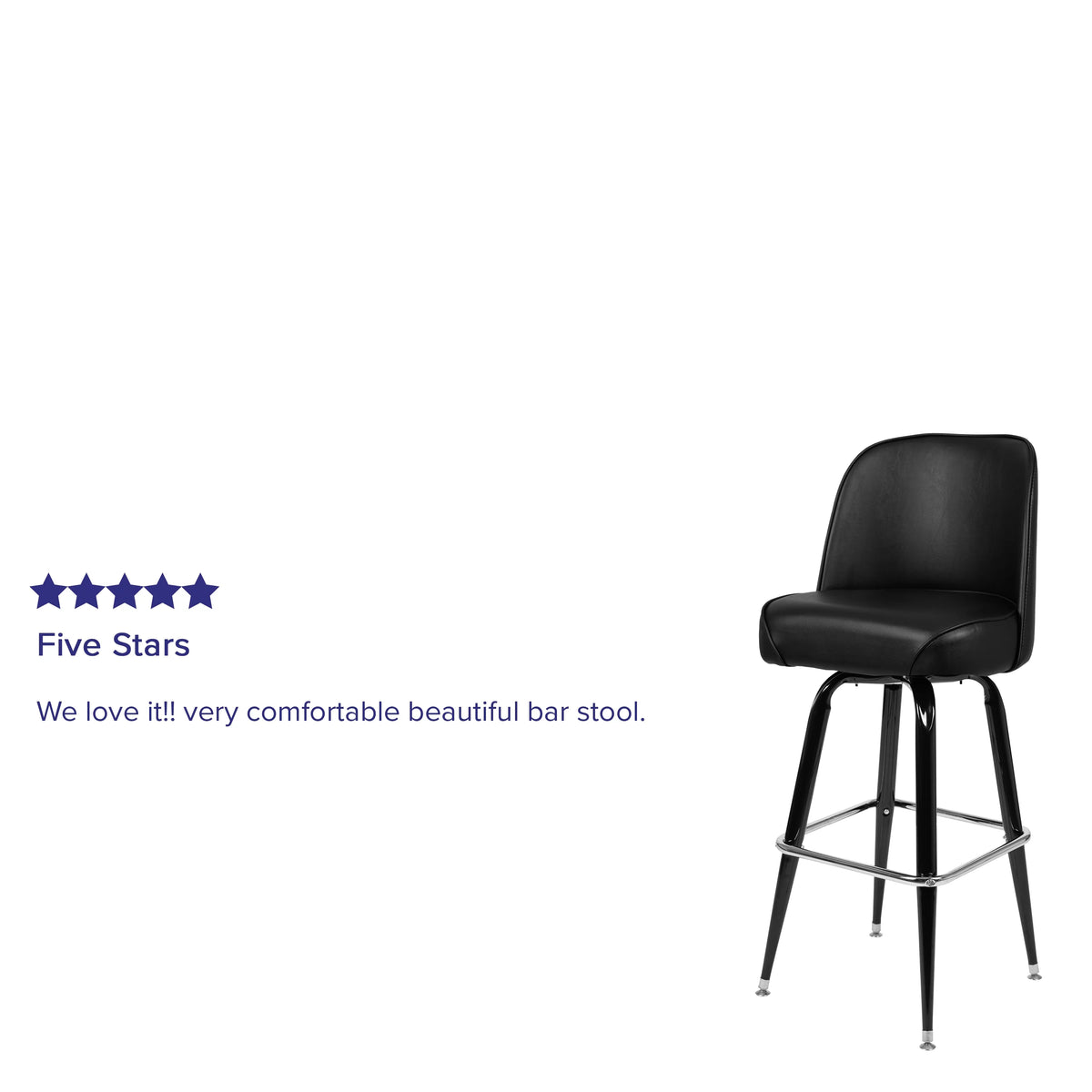 2 Pack Metal Swivel Barstool F38604