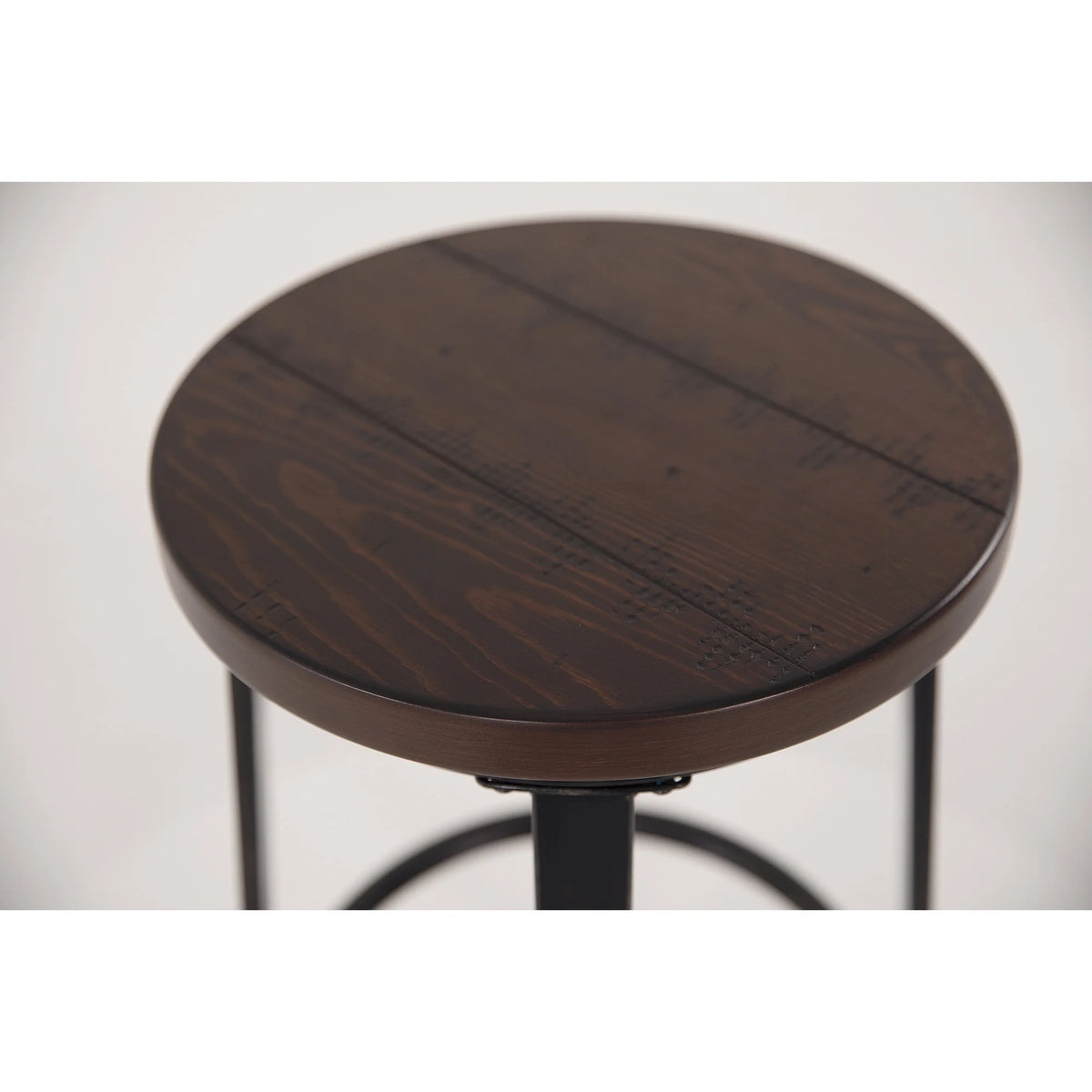 Industrial 29" Pub Height Barstool, Set of 2 K373