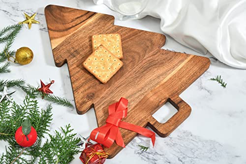 Organic Acacia Cutting Chopping Board with Handles W503229