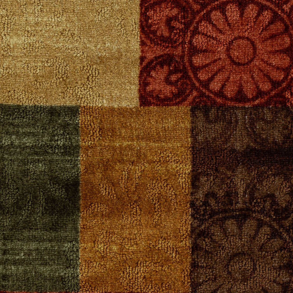 Red Medallion Print Indoor Accent Rug 2'6"x3'10" N947249