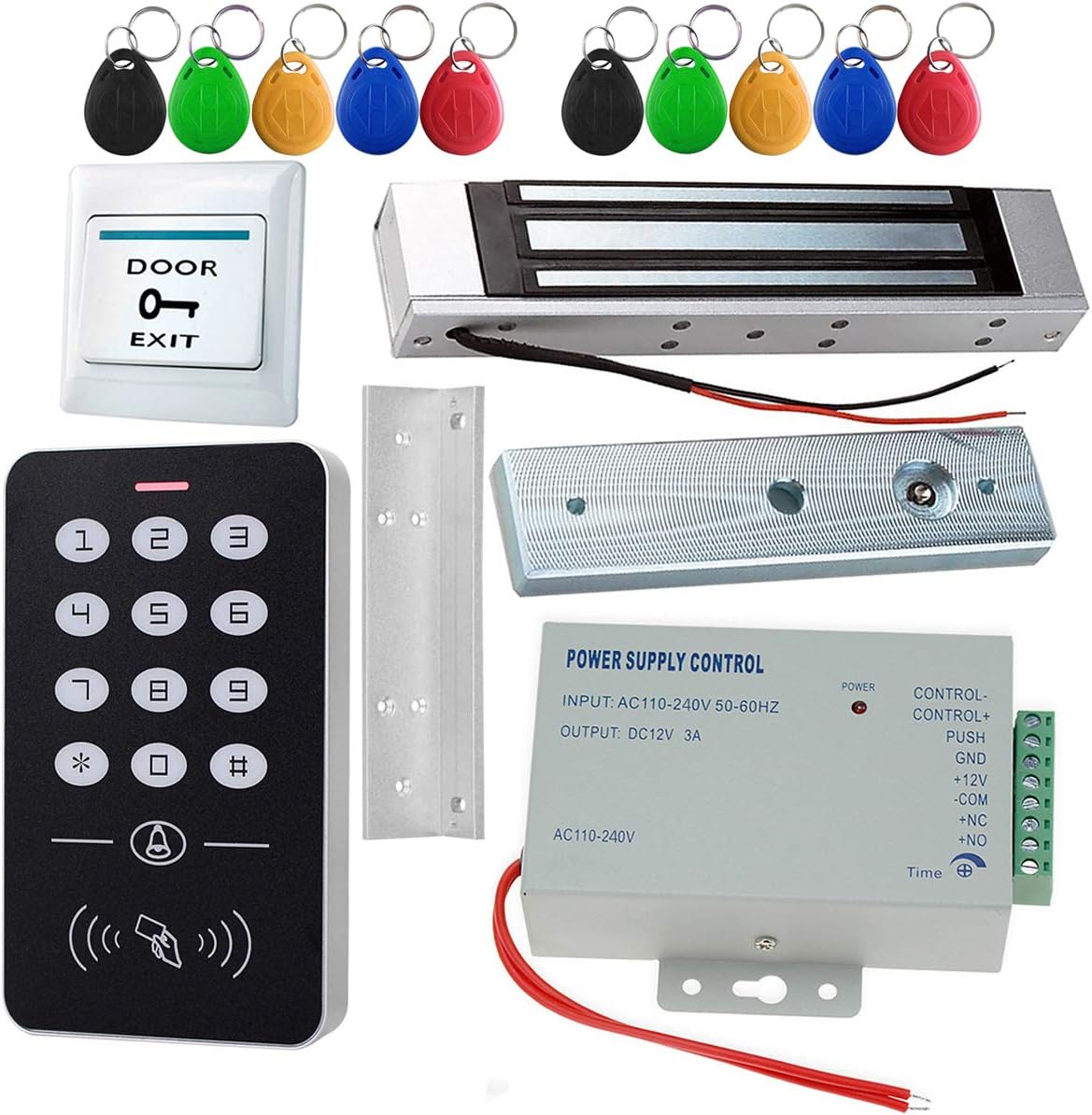 Access Control Set with RFID Keypad and Magnetic Door Lock A151306