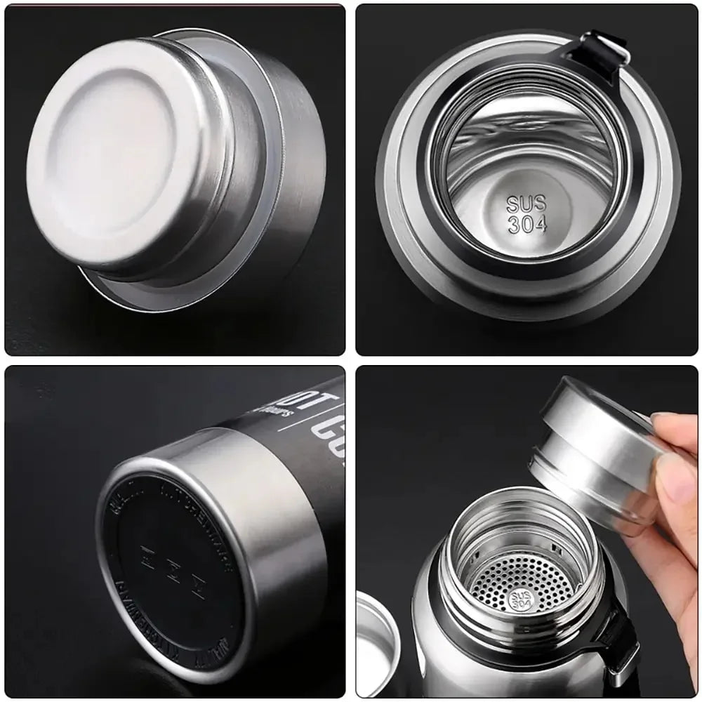 1500ml Stainless Steel Vacuum Flask Thermos Bottle Q55825