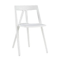 White Armless Chairs G978