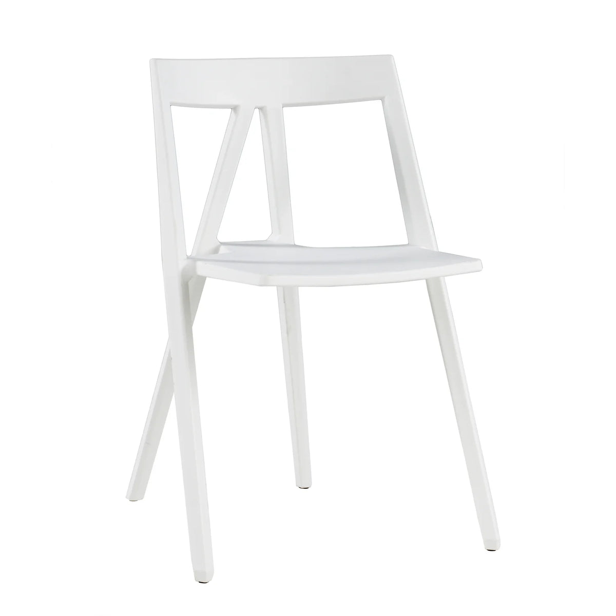 White Armless Chairs G978