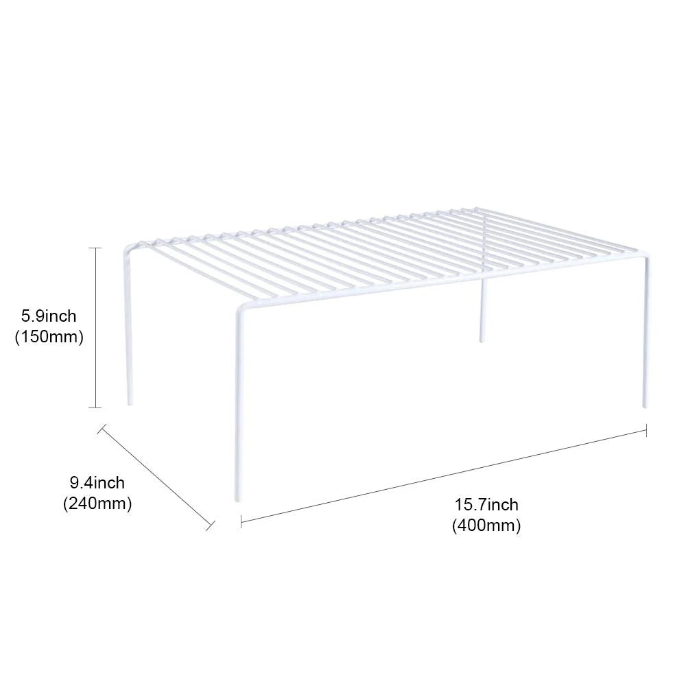6 Pack Stainless Steel Storage Shelf Rack White N984