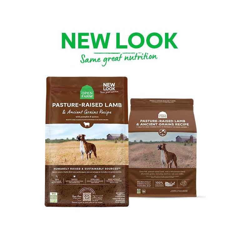 Pasture Raised Lamb Ancient Grains Dry Dog Food C541679