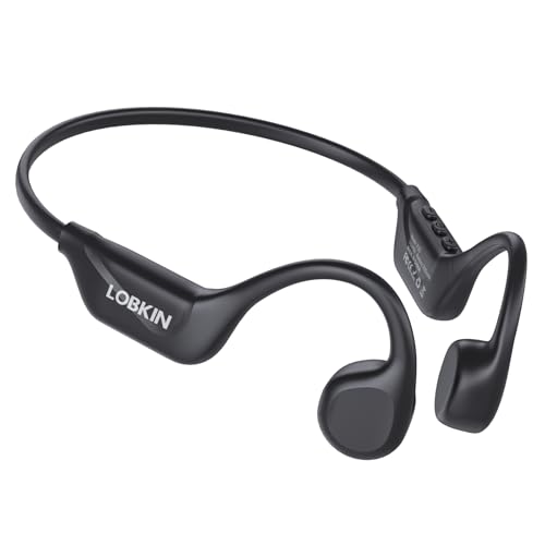 Bone Conduction Headphones Bluetooth 5.4 Open Ear Wireless with Mic IPX5 Waterproof M244