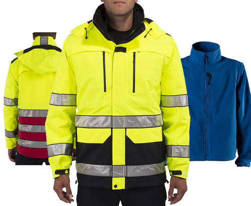 High Visibility Jacket 2XL Dark Navy T674