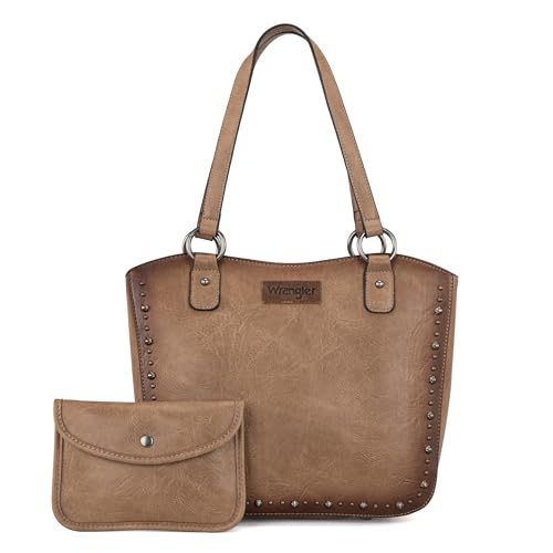 Retro Studded Western Hobo Handbag And Wallet Set H432778