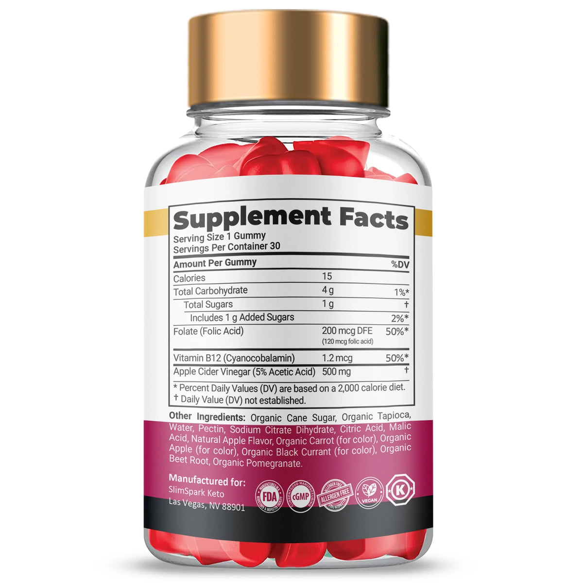 Apple Cider Vinegar Dietary Supplement W990693