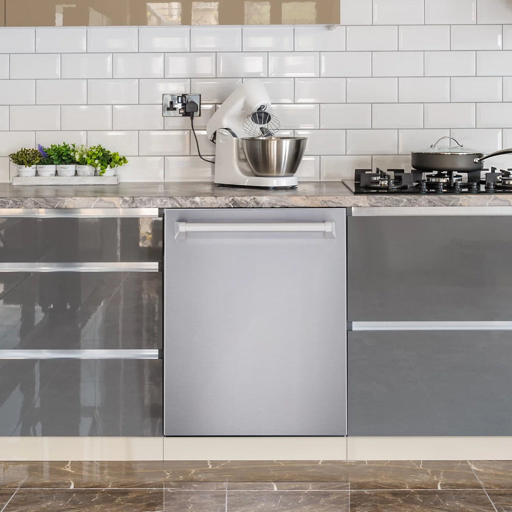 3 Piece Kitchen Appliance Package with Gas Range Range Hood and Dishwasher K253