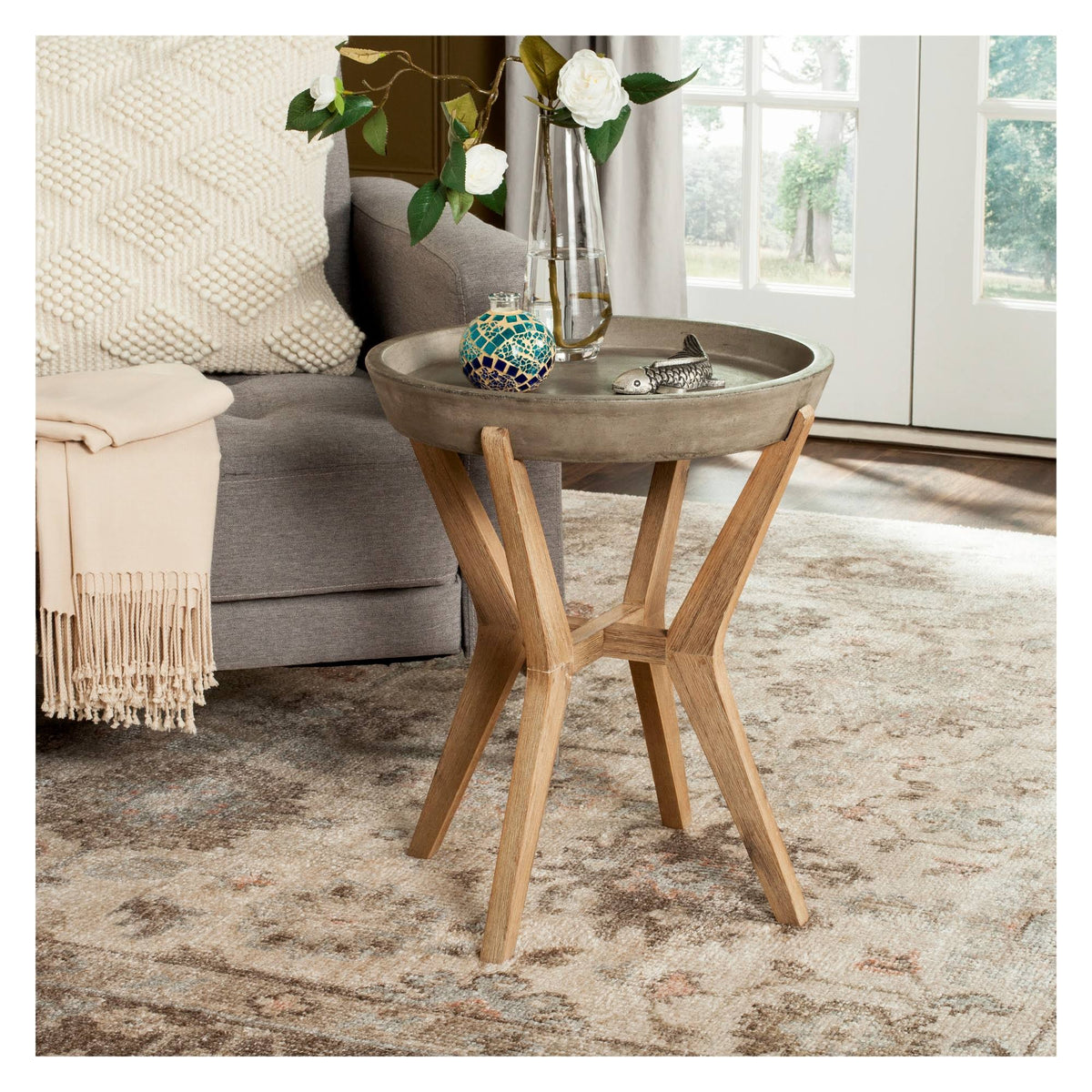 Dark Grey End Table F878310