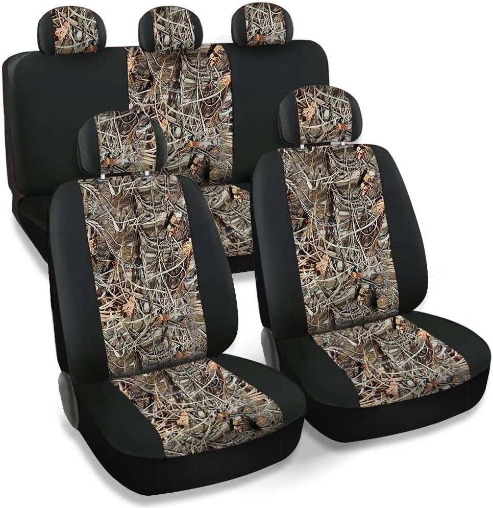 Pink Black 9pc Seat Covers M88753