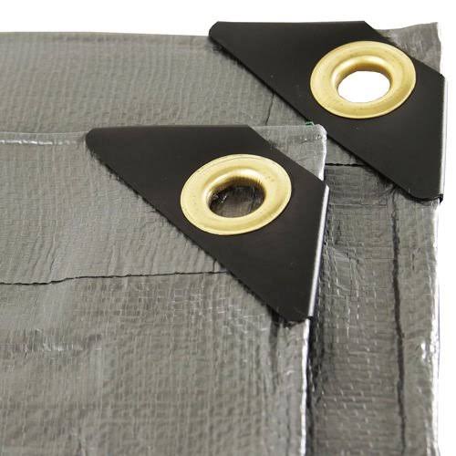 Silver 24x36 Heavy Duty UV Protected Canopy Sun Shade Boat Cover Tarp V3299