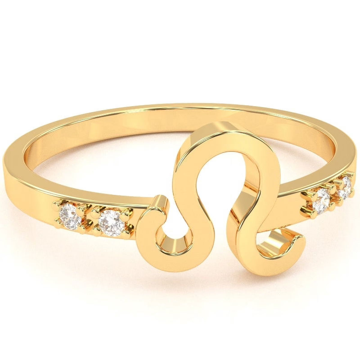14k Yellow Gold Diamond Ring E7108