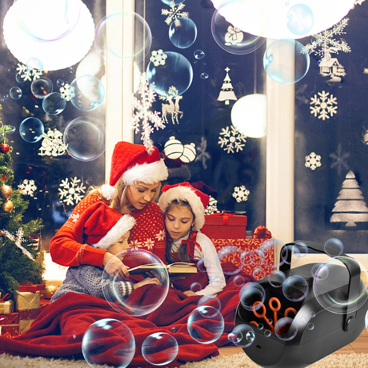 Portable Rechargeable Bubble Machine M53603