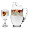 6 Goblet Glasses and Pitcher Set B2109