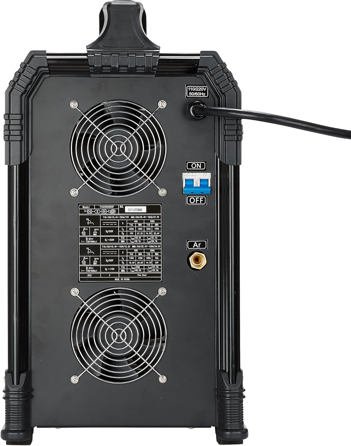 225 Amp AC DC Tig/Stick Welder with Pulse Torch U9977