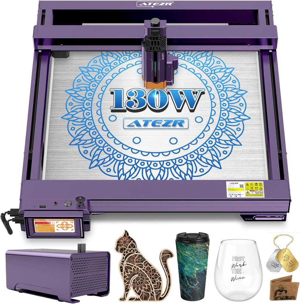 24W Laser Engraver with Air Assist P857