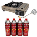 Portable Dual Fuel Propane Butane Stove with Carrying Case N39033