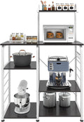 Black Kitchen Storage Cart V5465