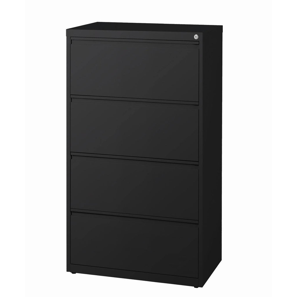 Gray 4 Drawer Lateral File Cabinet L42100