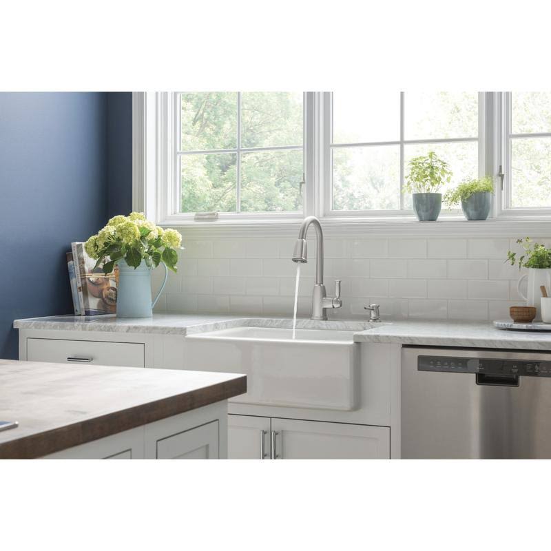 One Handle Stainless Steel Pulldown Kitchen Faucet G50258