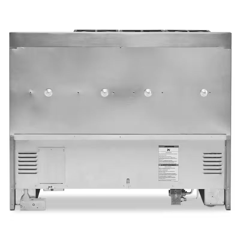 48 in. 6.3 cu. ft. Smart Double Oven Gas Range with Griddle and True Convection in Ink Blue A430