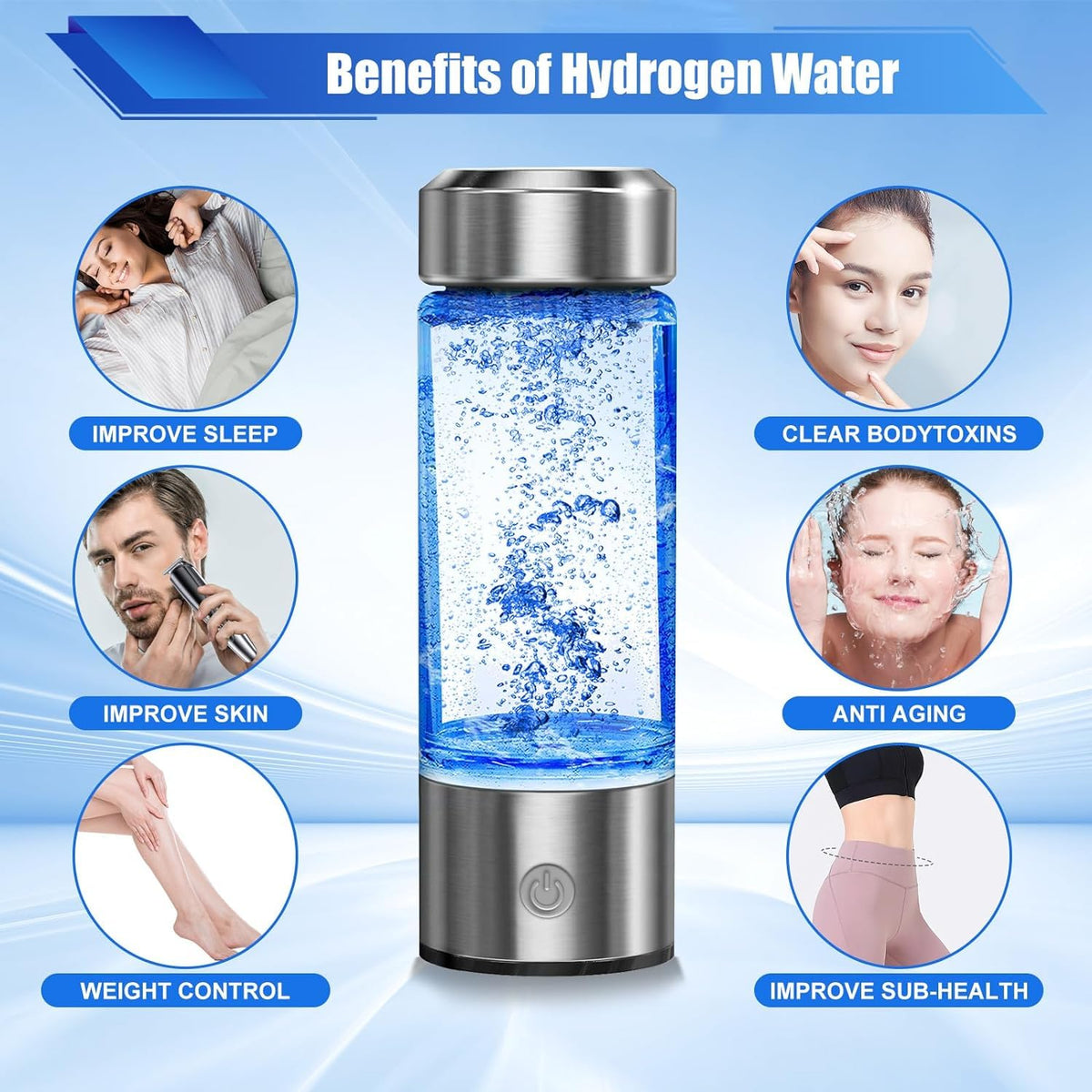 Portable Hydrogen Water Bottle V107