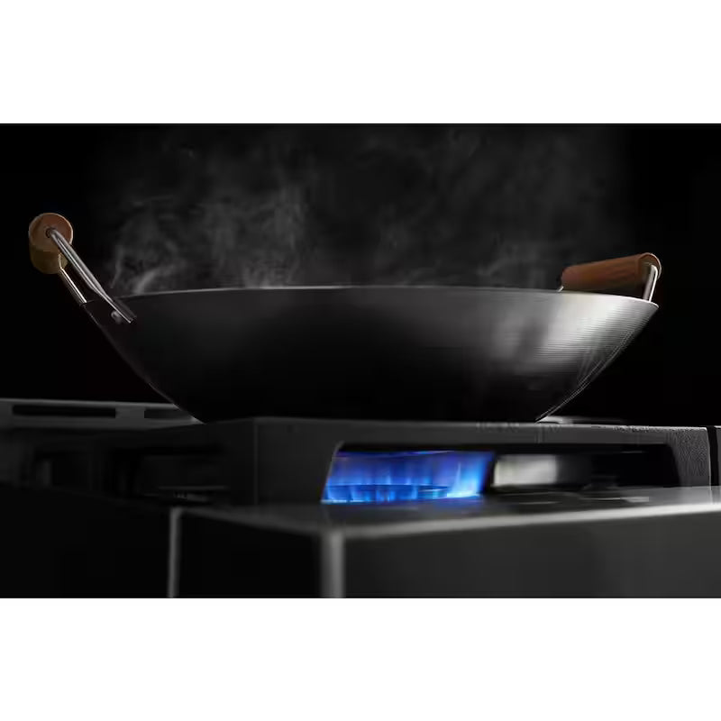 48 in. 6.3 cu. ft. Smart Double Oven Gas Range with Griddle and True Convection in Ink Blue A430