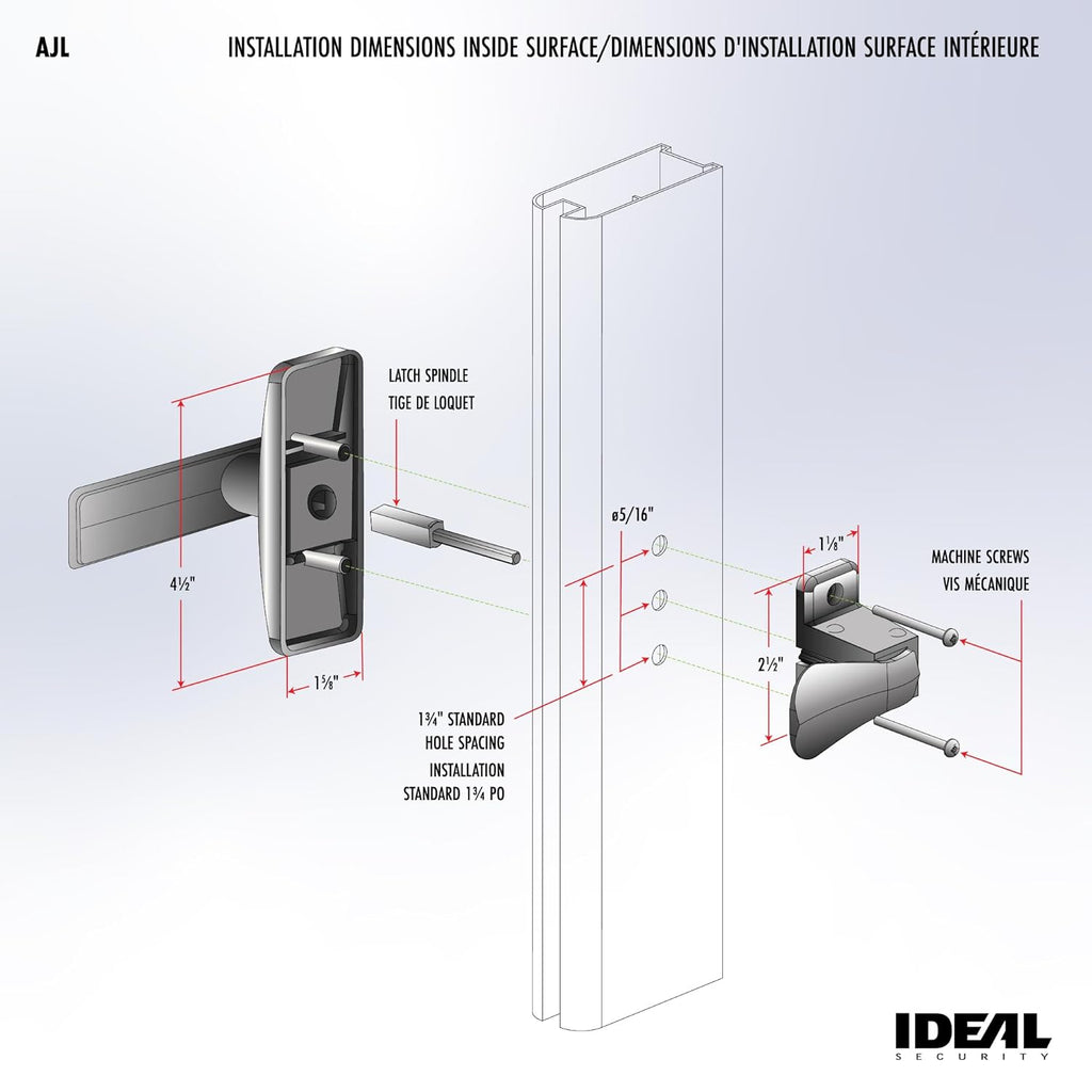 Satin Nickel Door Lever (2-Piece Set) S43955