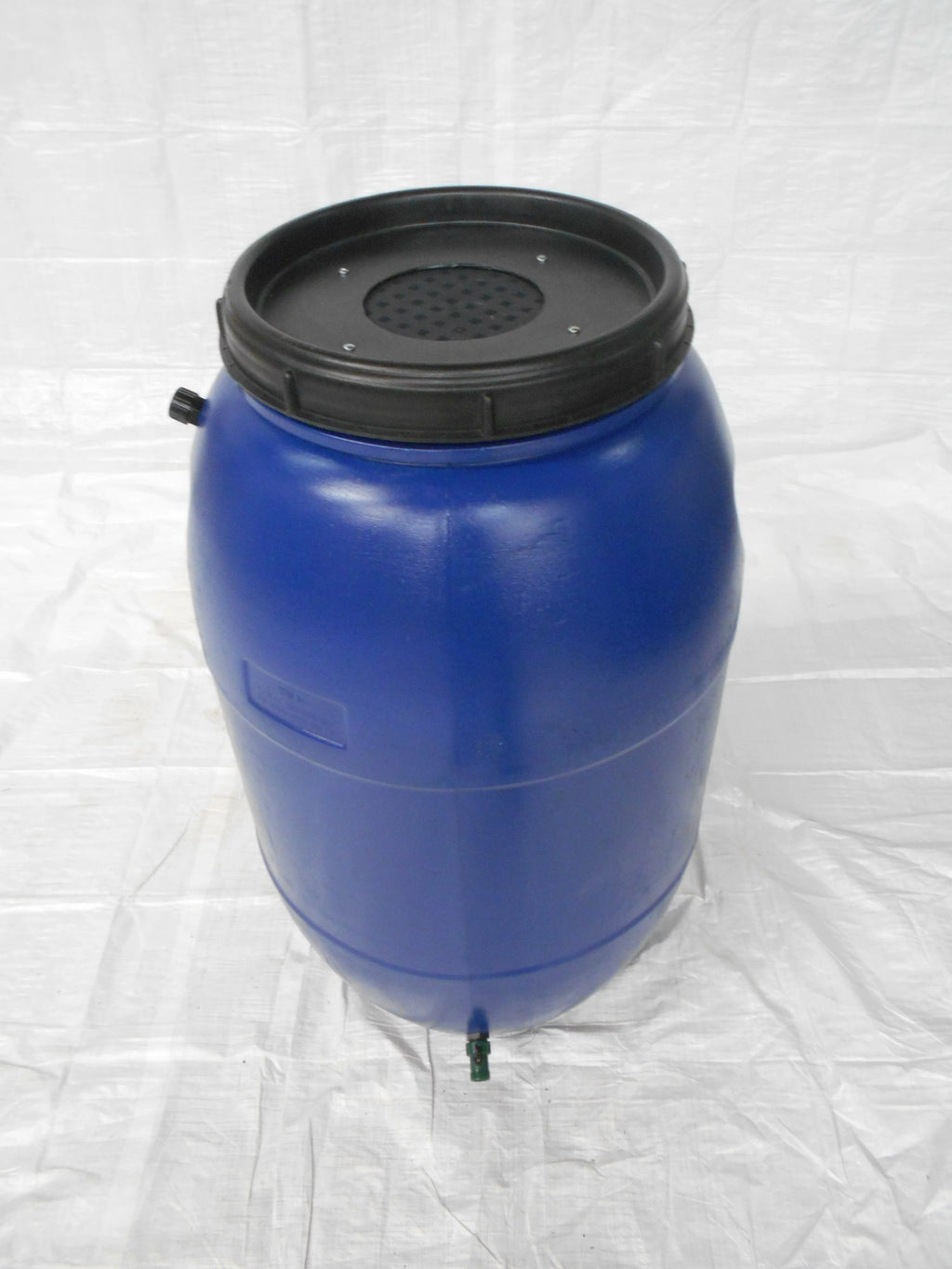 55 Gallon Blue Rain Barrel J854873