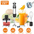 1000W 5 in 1 Stainless Steel Hand Blender with 12 Speeds W782
