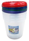 7 Liter Round Containers Case of 24 F463