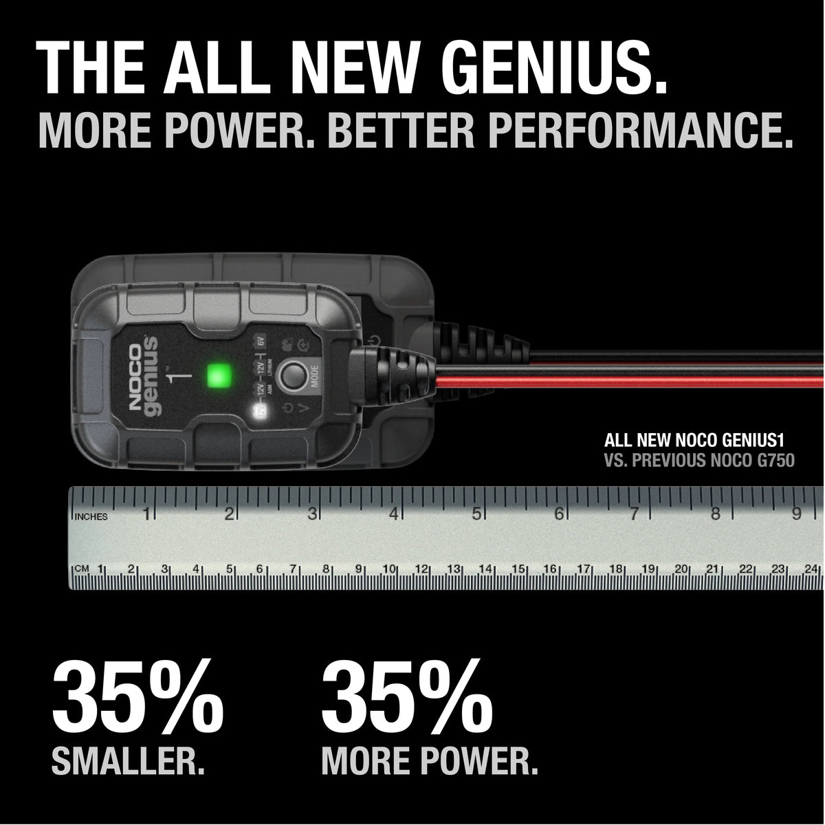 6V/12V 1A Smart Battery Charger and Maintainer V7808