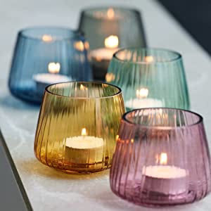 Blue 2 Pcs Votive Candle K158