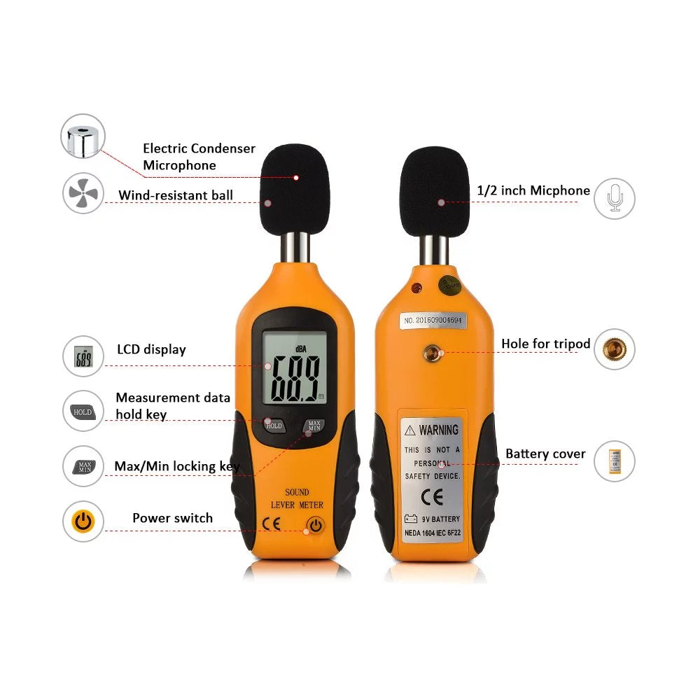 Digital Sound Level Meter 30-130dB H26991