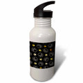 Golden Brown 21 oz Sports Water Bottle I7090