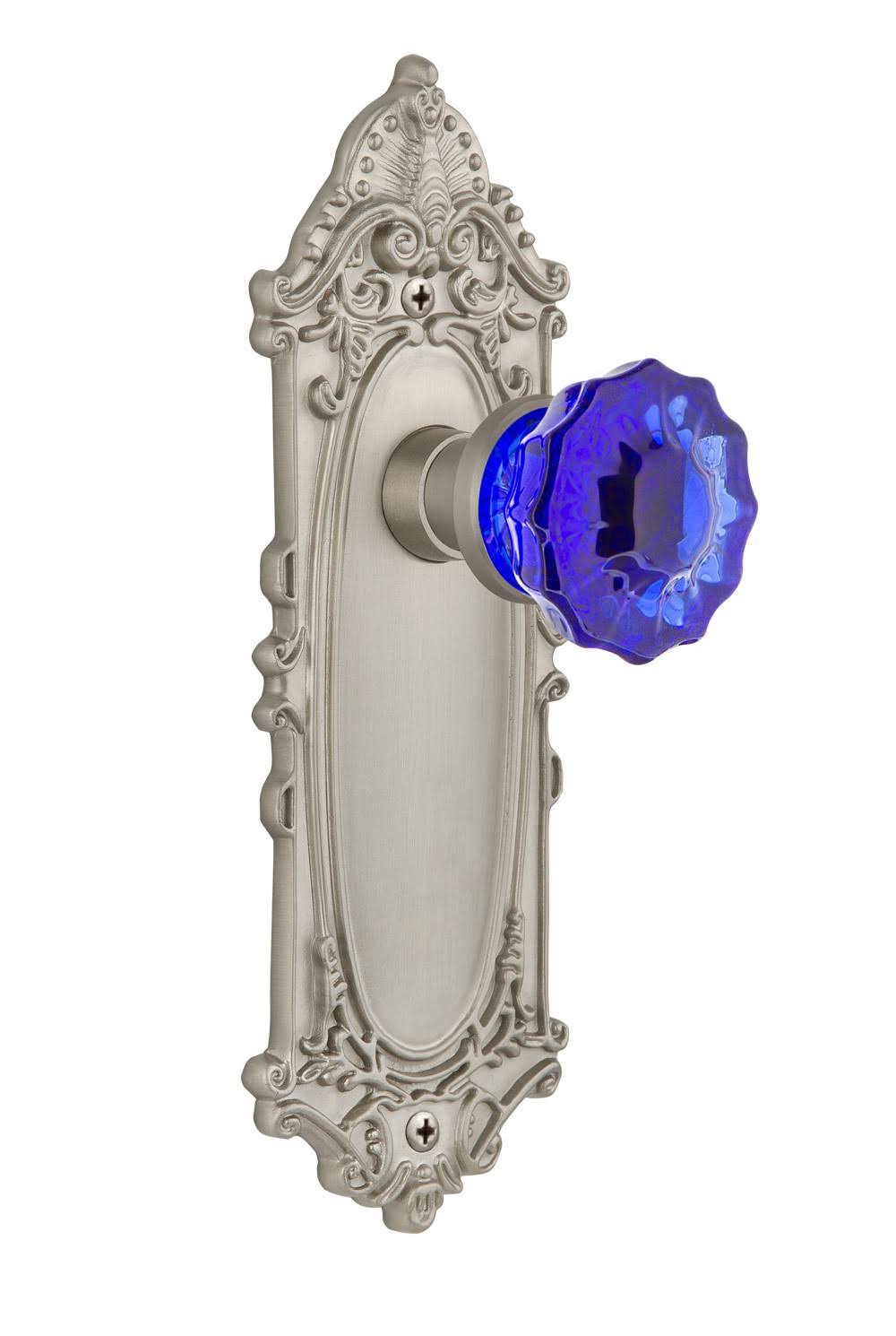 Crystal Cobalt Glass Door Knob R928633