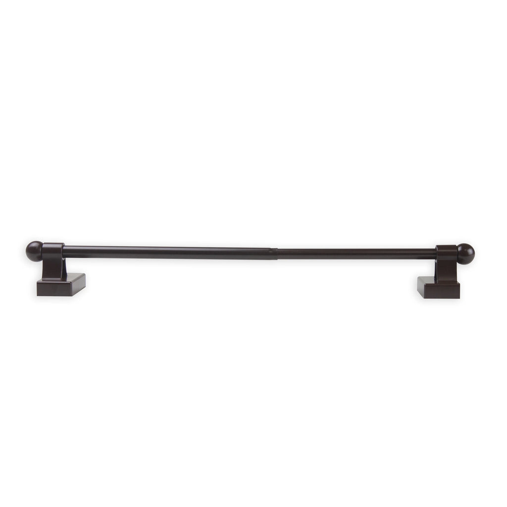 Magnetic Curtain Rod Cocoa Set of 2 W9050