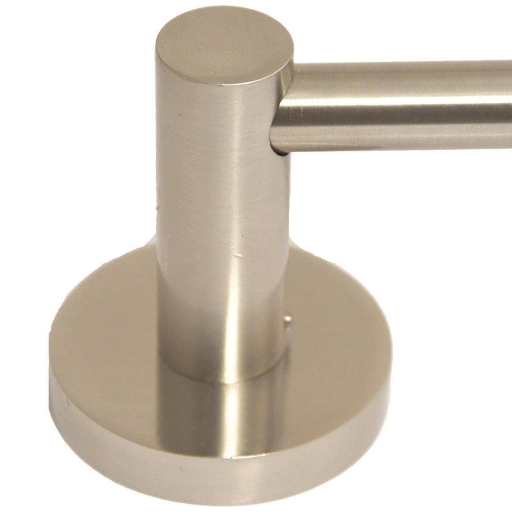 Satin Nickel Wall Mount Single Towel Bar O64957