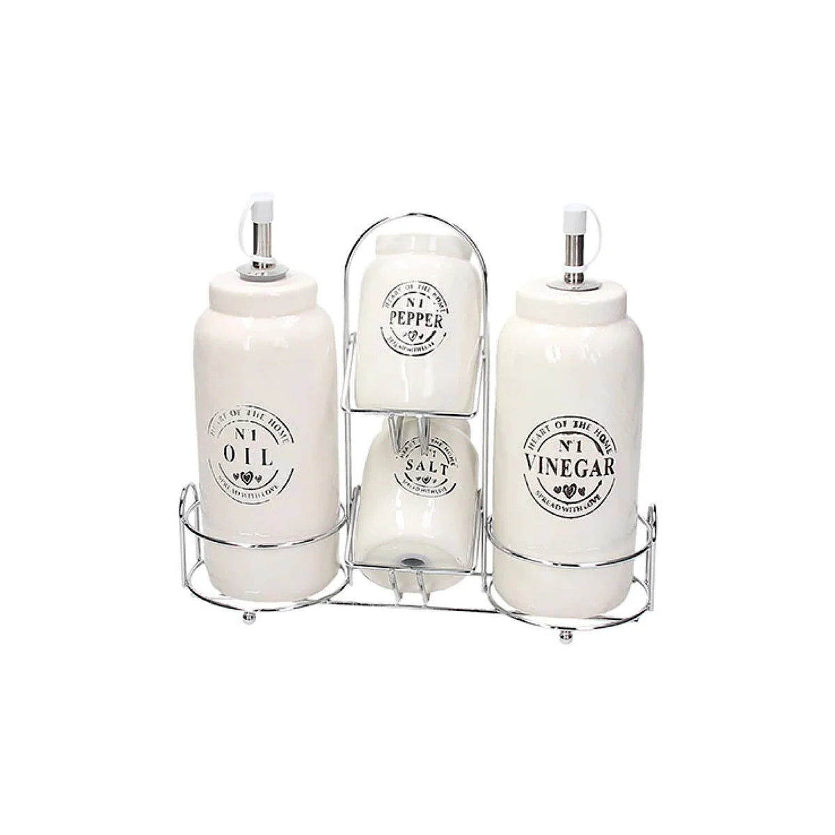 Oil Vinegar Salt Pepper A254265