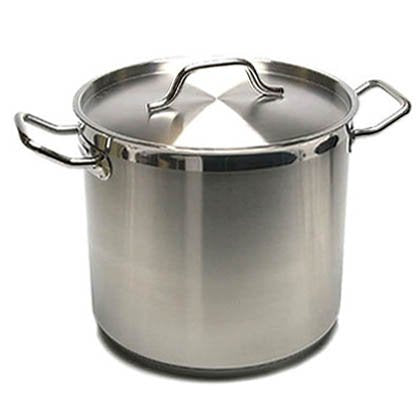 40 QT Stainless Steel Stock Pot with Lid D96763