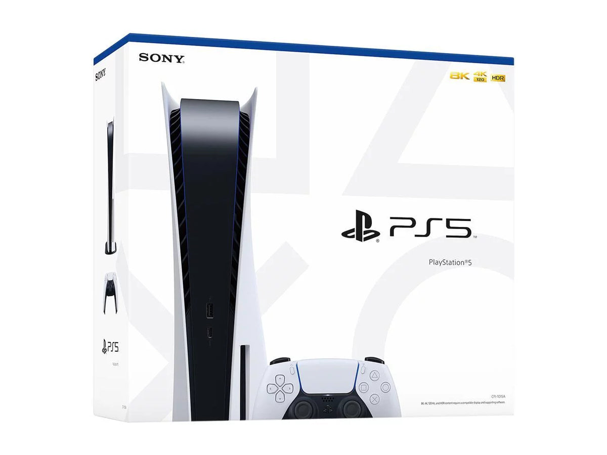 PS5 Gaming Console Disc Version with Extra Controller I1284